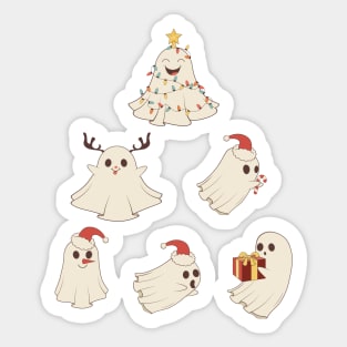 Christmas ghosts Sticker